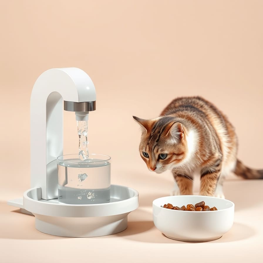 Cat Feeding & Water Fountains