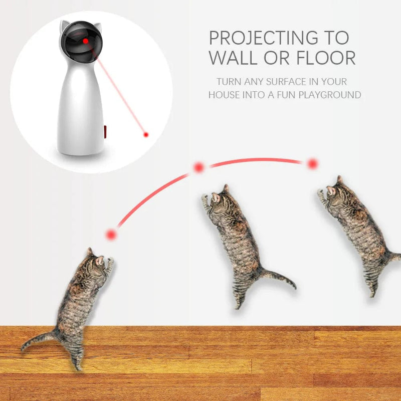 ChaseBeam™ – Smart Motion Laser Toy for Cats (USB Rechargeable)