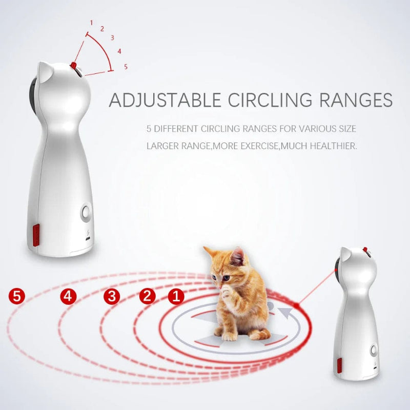 ChaseBeam™ – Smart Motion Laser Toy for Cats (USB Rechargeable)