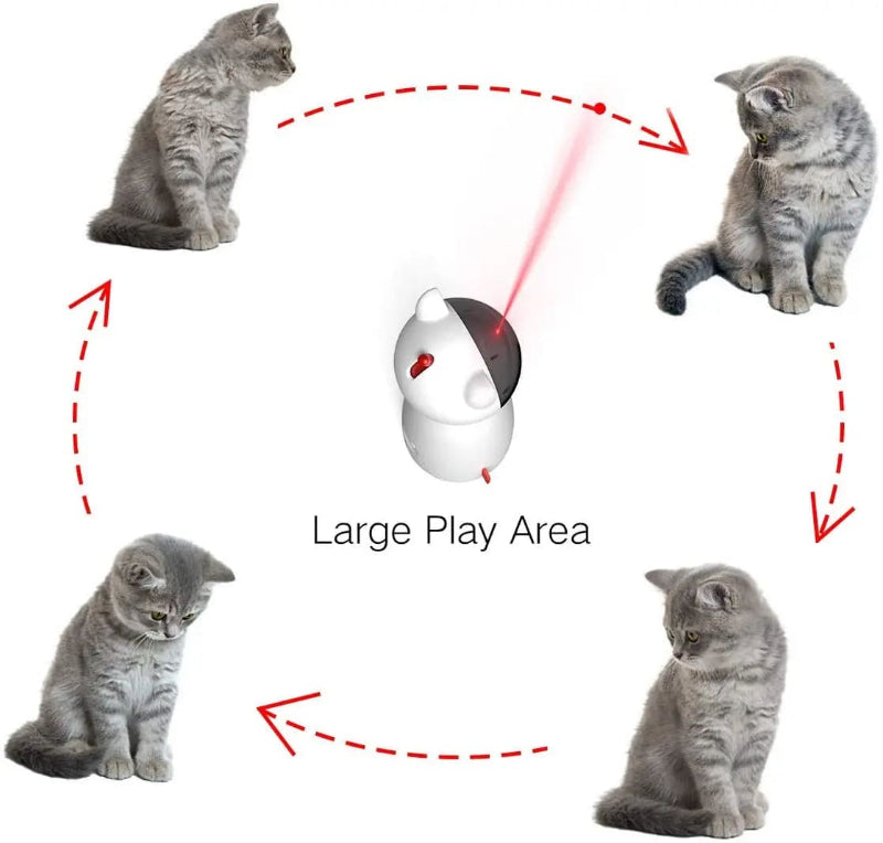 ChaseBeam™ – Smart Motion Laser Toy for Cats (USB Rechargeable)