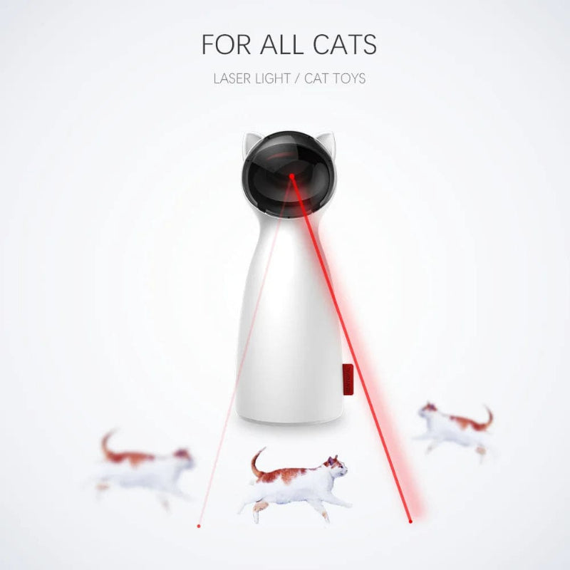 ChaseBeam™ – Smart Motion Laser Toy for Cats (USB Rechargeable)