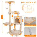 ClimbHaven™ – Multi-Level Cat Tower with Cozy Condo & Scratch Posts