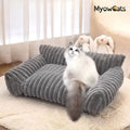 CloudPurr™ – Orthopedic Plush Sofa Bed for Cats & Dogs