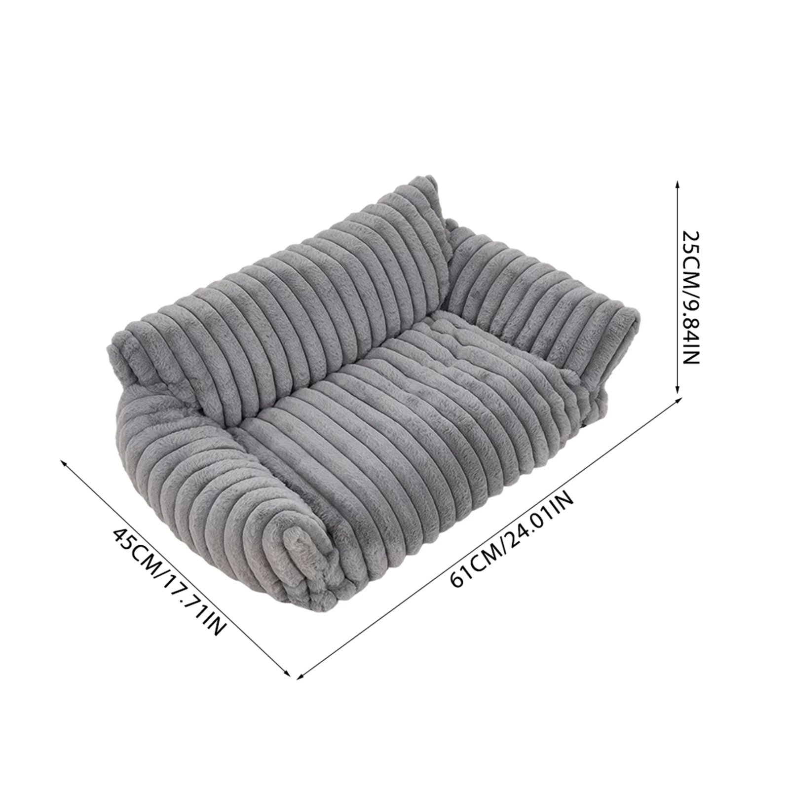 CloudPurr™ – Orthopedic Plush Sofa Bed for Cats & Dogs