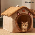 CozyNest™ – Foldable & Washable Pet House for Cats and Small Dogs
