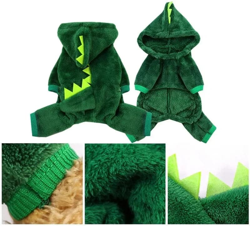DinoPaws™ – The Cozy Dinosaur Hoodie for Cats