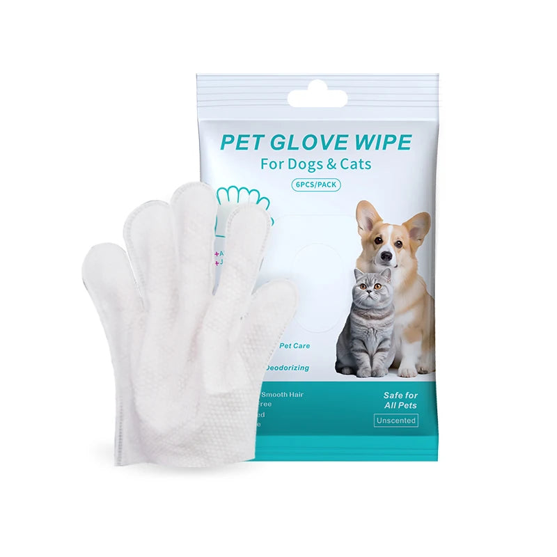 FreshPaws™ – Disposable Grooming Glove Wipes