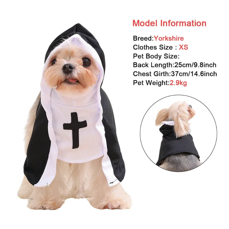 HolyPaws™ – Blessed Nun Cat Costume
