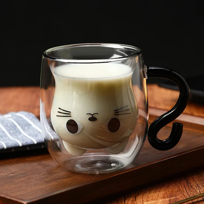 PawLatte™ – Double-Layer Cat Mug