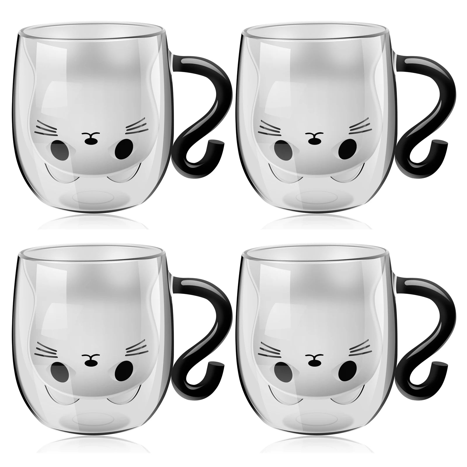 PawLatte™ – Double-Layer Cat Mug