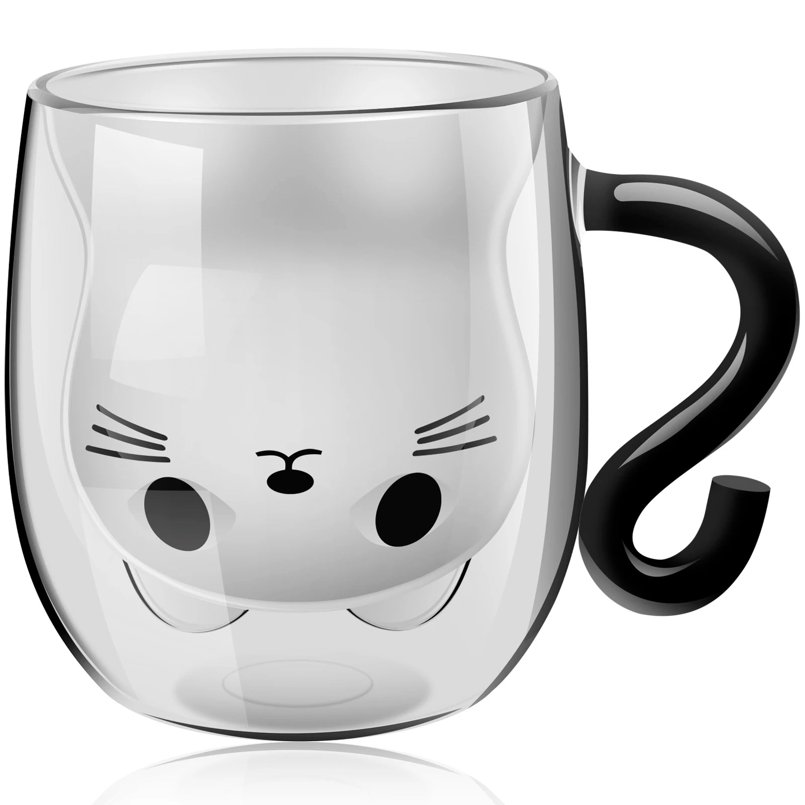 PawLatte™ – Double-Layer Cat Mug