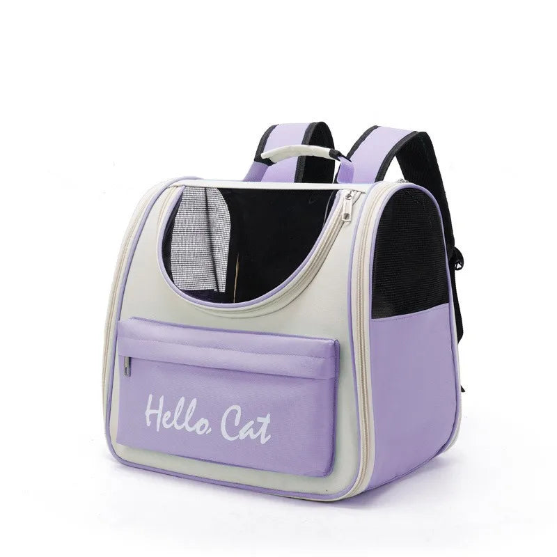 PurrVoyage™ – Cat Travel Backpack with Window & Cushion Comfort