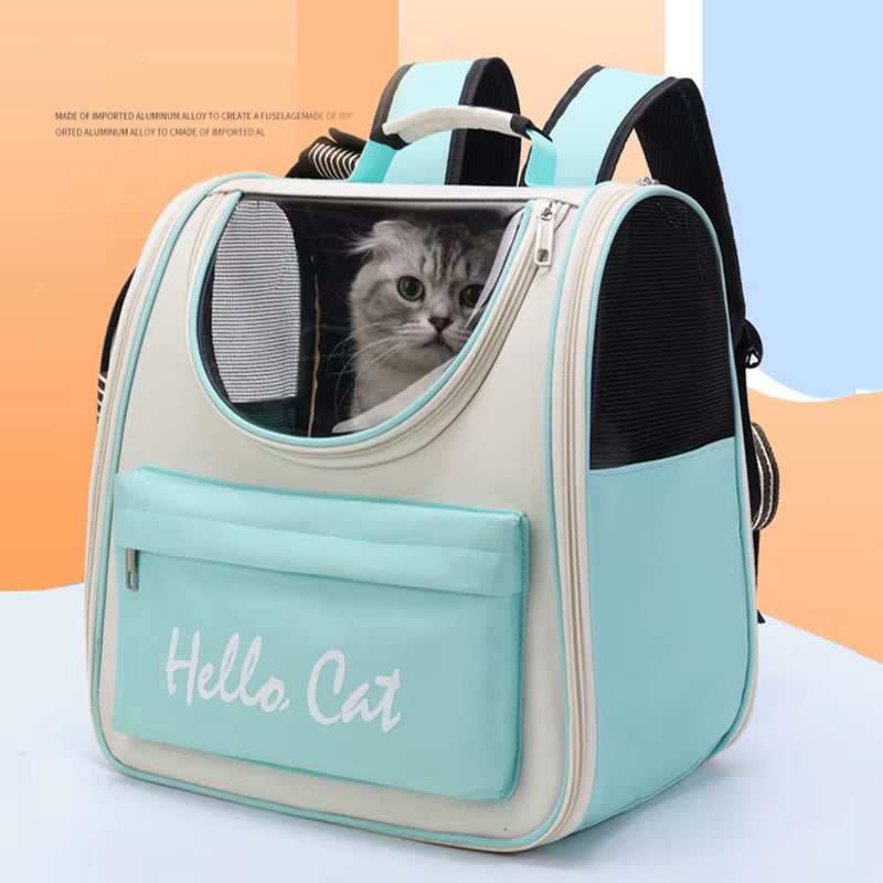 PurrVoyage™ – Cat Travel Backpack with Window & Cushion Comfort