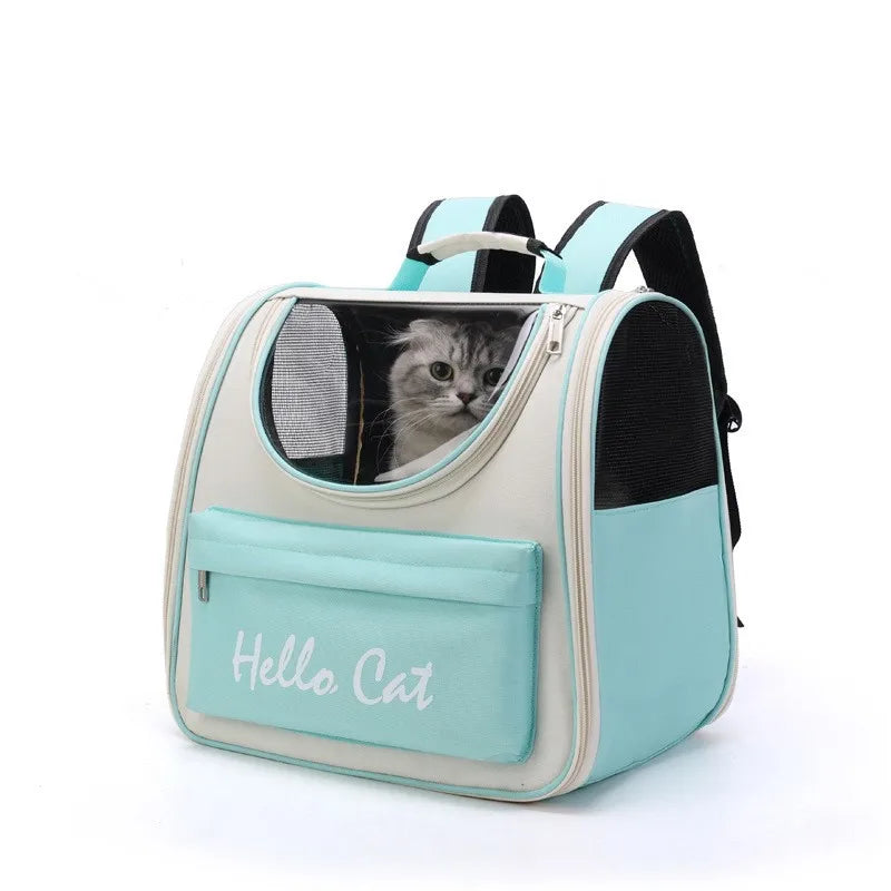 PurrVoyage™ – Cat Travel Backpack with Window & Cushion Comfort