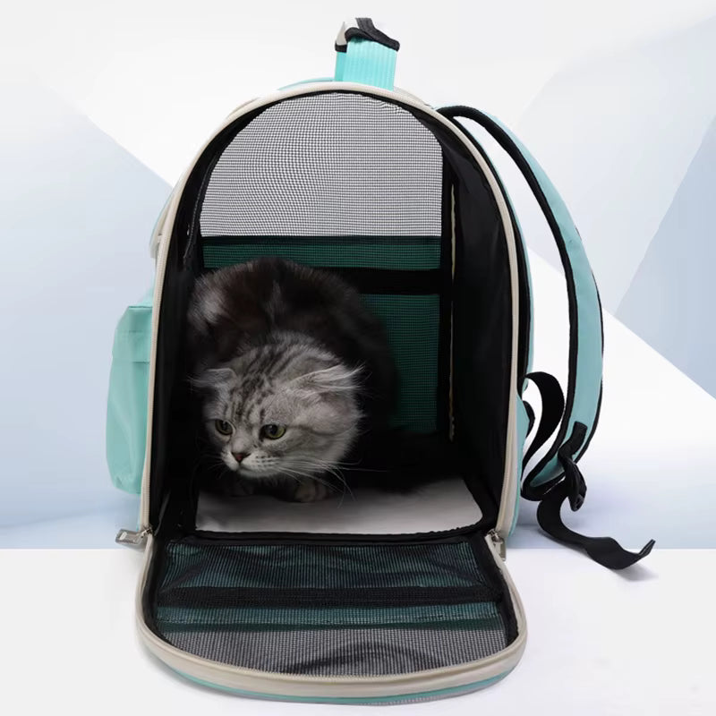 PurrVoyage™ – Cat Travel Backpack with Window & Cushion Comfort