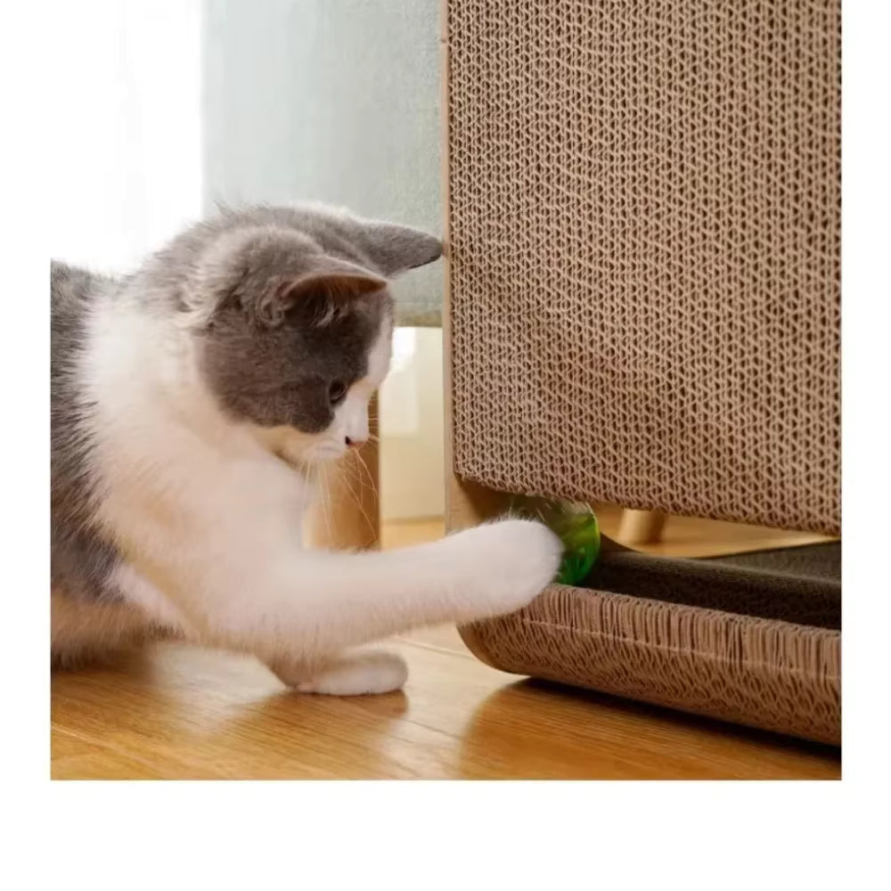 ScratchHaven™ – Vertical Cat Scratcher & Furniture Protector