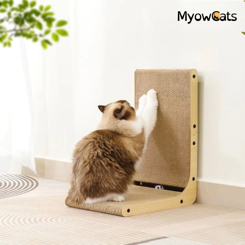 ScratchHaven™ – Vertical Cat Scratcher & Furniture Protector