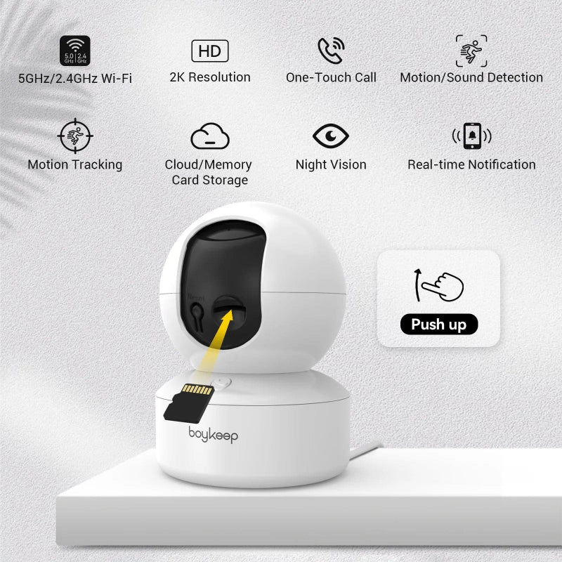 SecureView™ PetCam – Smart 3MP Cat Monitoring Camera