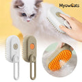SilkyPaws™ – 3-in-1 Electric Steam Brush for Cats