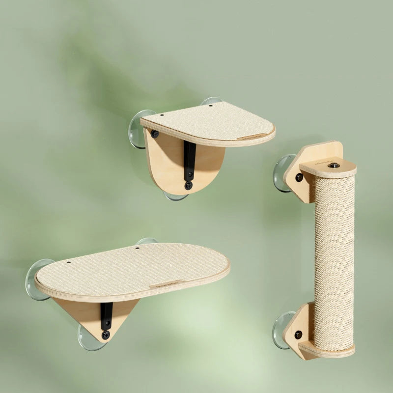 SkyLounge™ – Window-Mounted Cat Platform with Reinforced Suction Cups